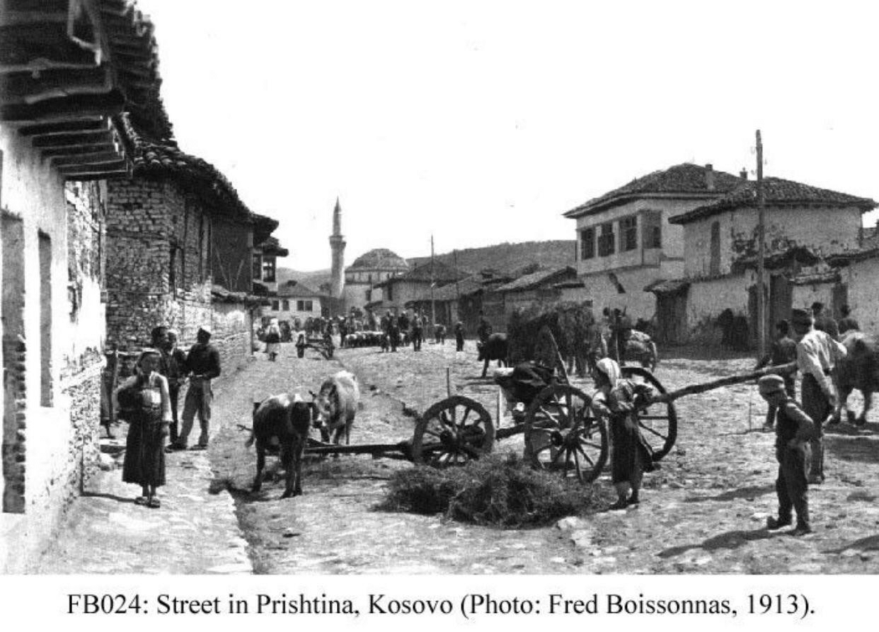 The history of the old city of Pristina during different periods