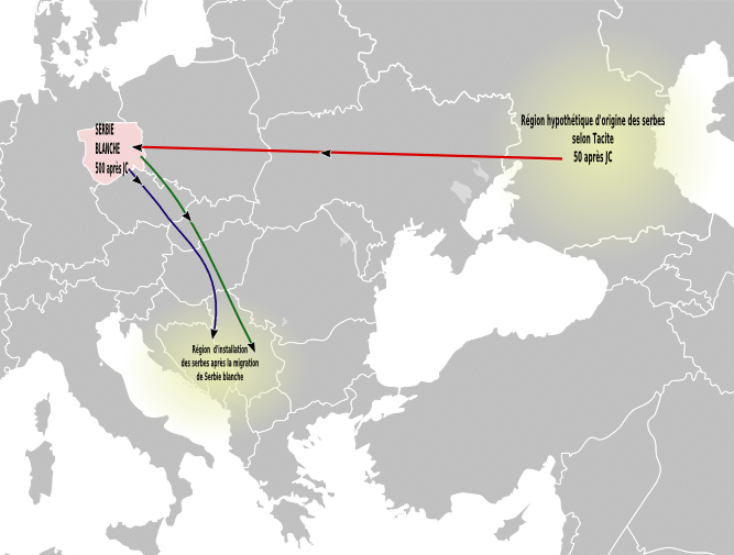 Did Serbs Emigrate From North Caucasus in Sarmatia from an Alanian tribe in modern day Iran?