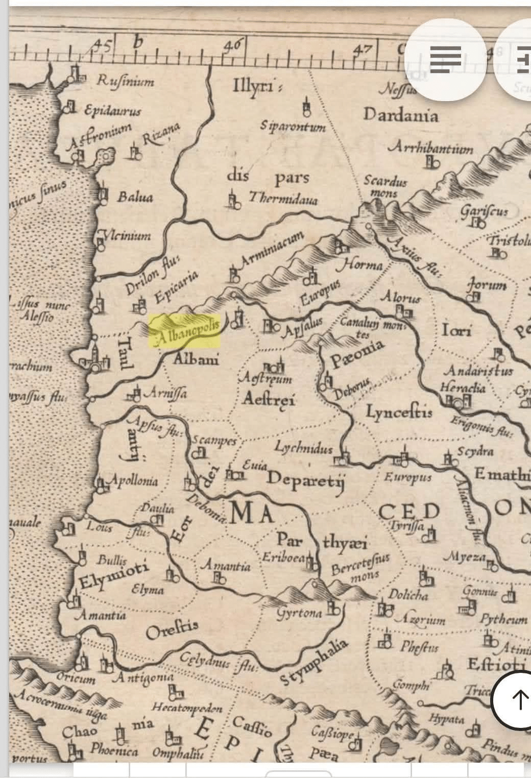 Illyria in Ptolemaic Cartography: A Historical-Cartographic Analysis of the Map of Petrus Bertius