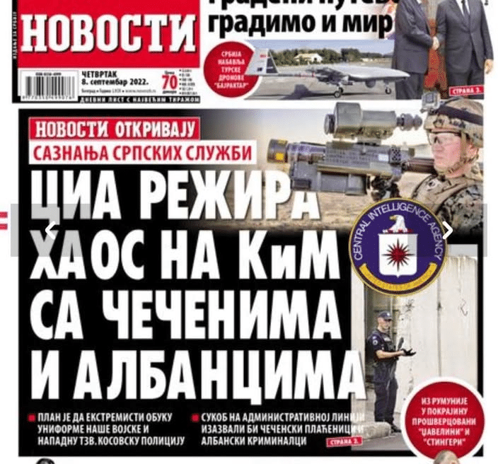 Serbian Pro-Government Media Propaganda and Lies About Chechen and Albanian Mercenaries Causing Chaos Exposed