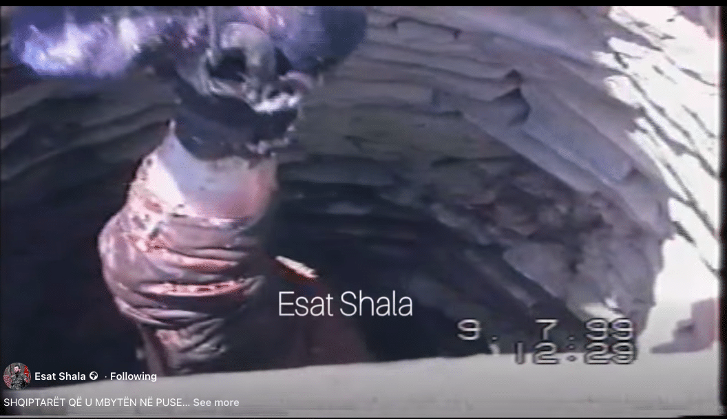 When Serbian soldiers would throw murdered Albanians into wells to poison the water in 1998-1999 during the Serbian aggression (18+)