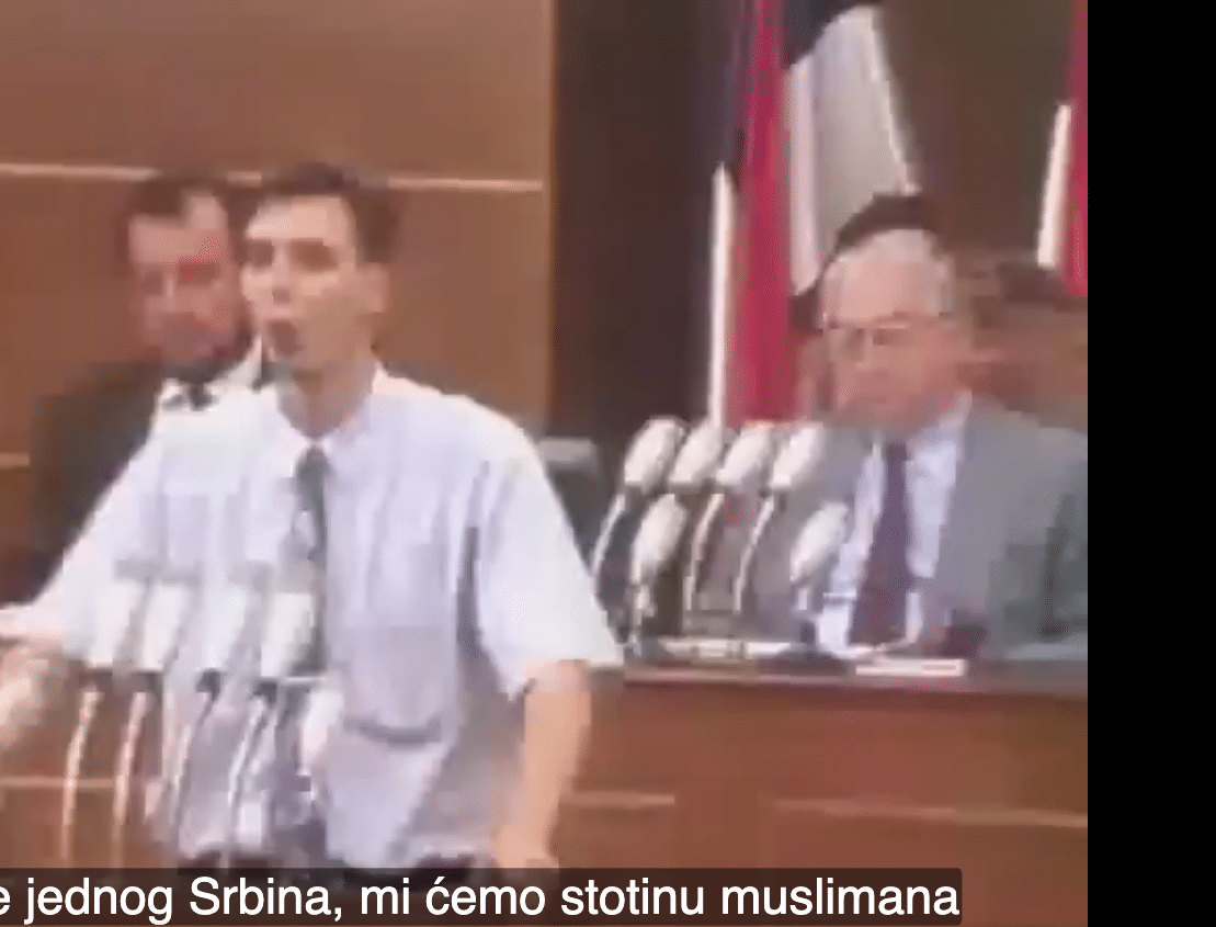 ALEKSANDAR VUČIĆ: “KILL ONE SERB, AND WE’LL KILL A HUNDRED MUSLIMS.”