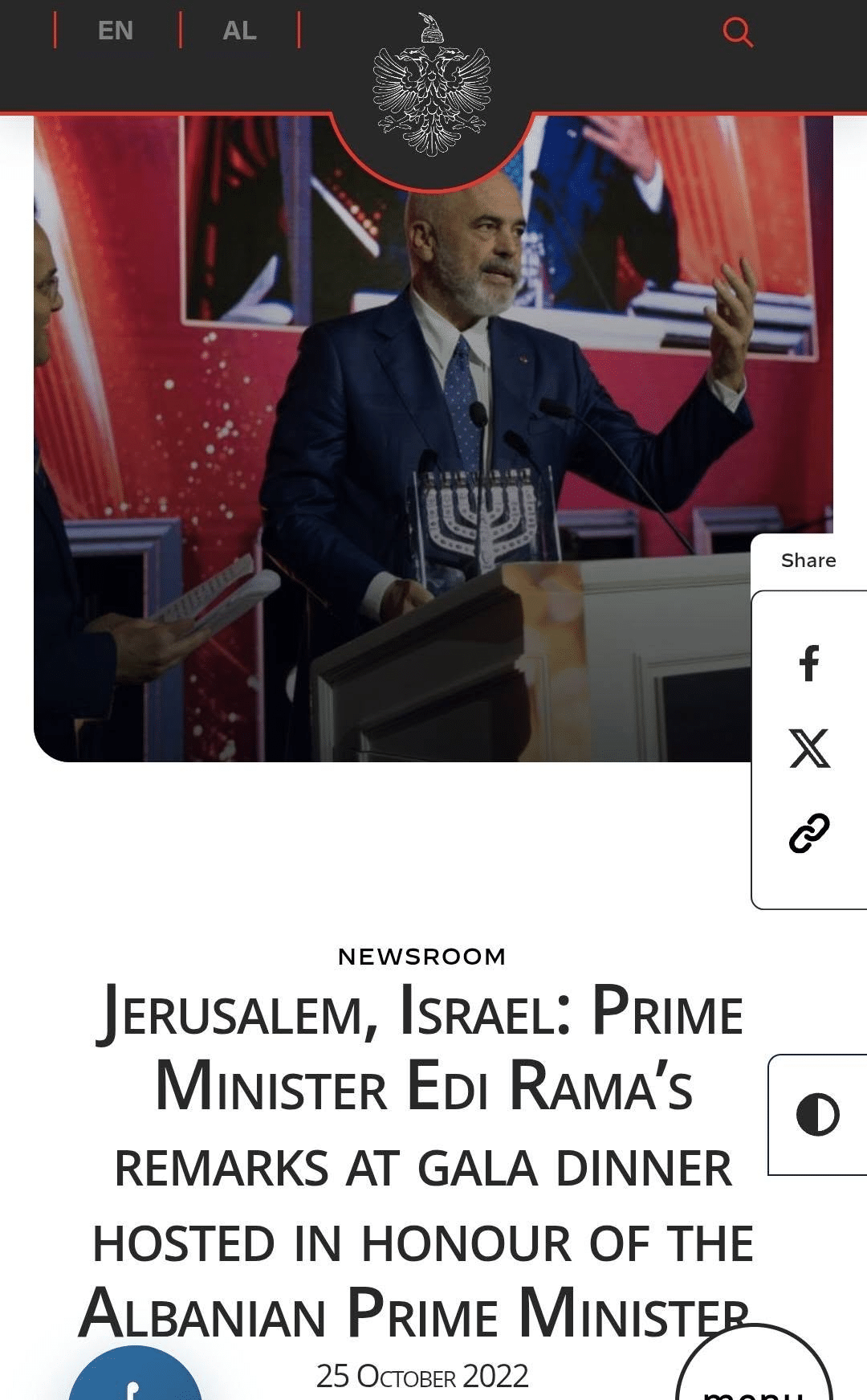 Edi Rama’s attempt to "Judaize" (Jewishization) the ancient history of Chaonia carries an anti-Albanian agenda